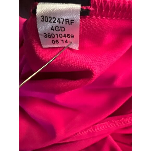 Victorias Secret Pink Long Sleeve Wrap Dress M Cocktail Party Homecoming Prom Su - Picture 9 of 9